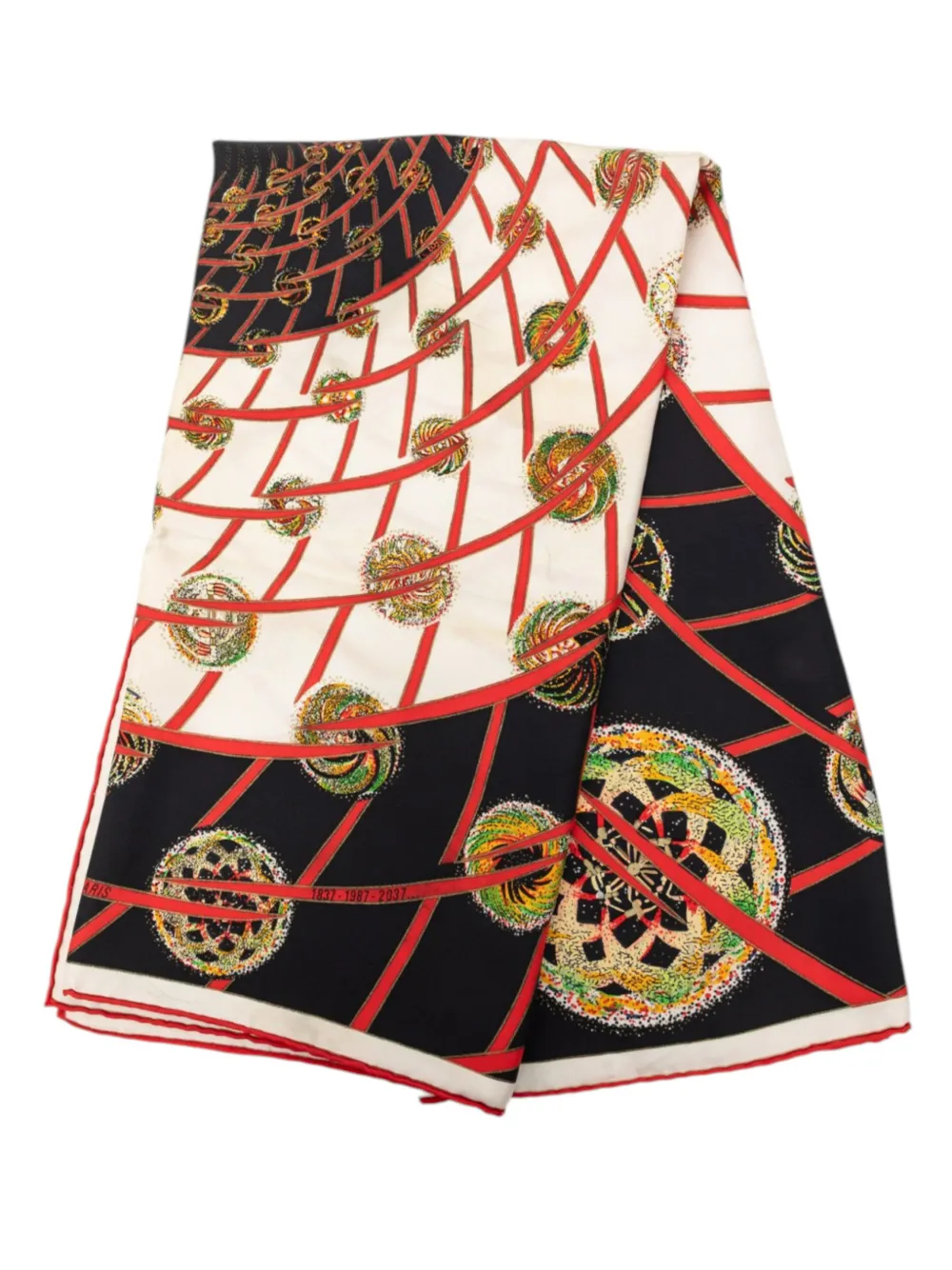Hermès Pre-Owned 2000-2026 Les Feux de L Espace Silk Scarf 90 scarves - Multicolore
