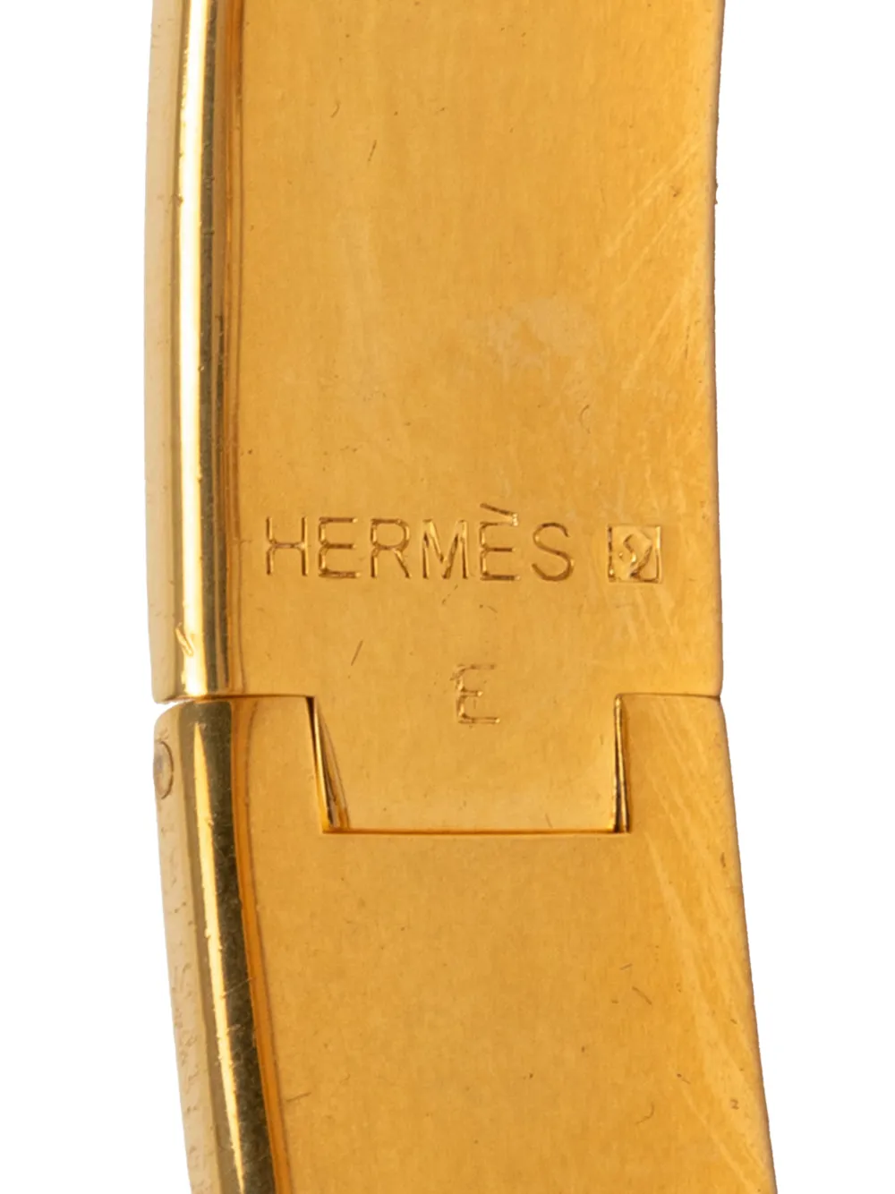 Hermès Pre-owned 2000-2026 Narrow Enamel Clic H Bracelet PM Costume Bracelet in Red, view 4