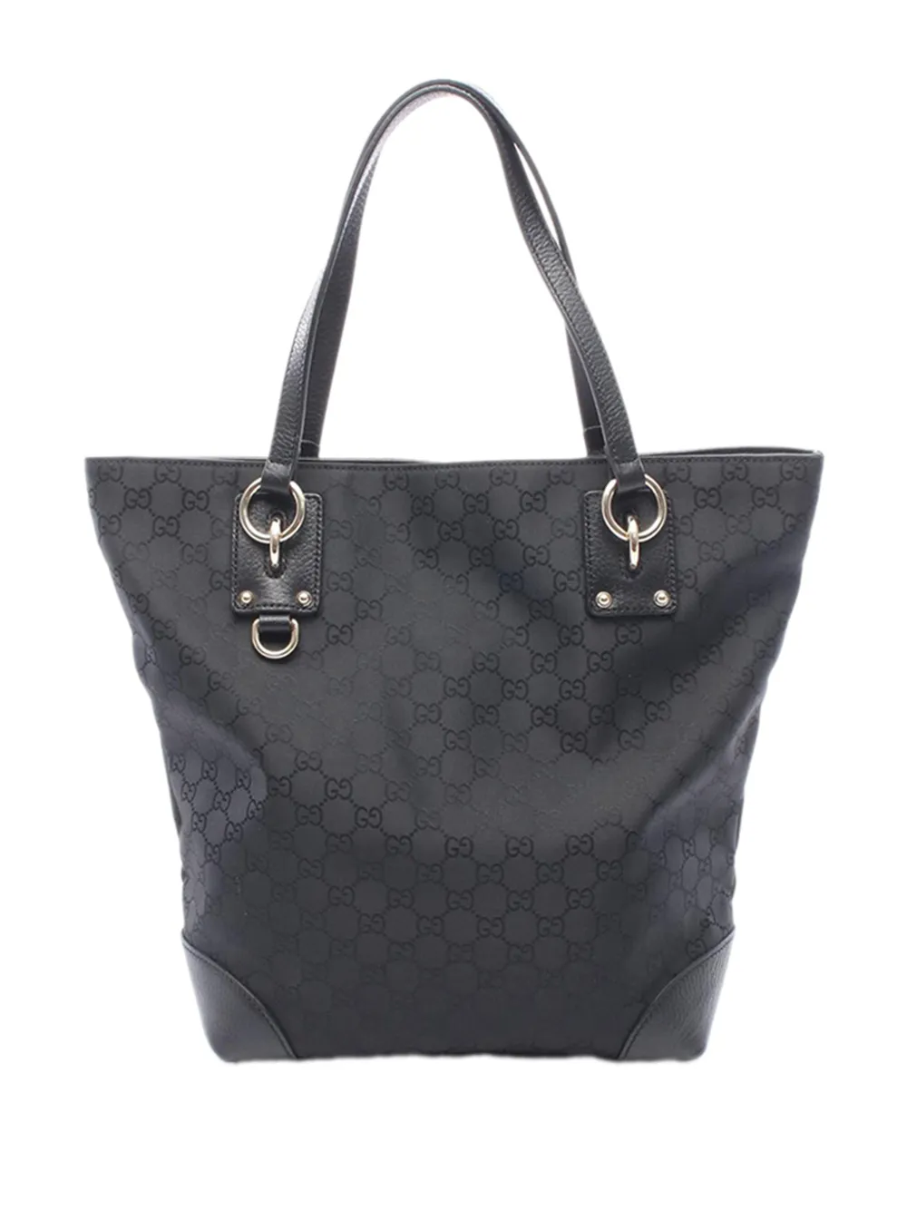 Gucci Pre-Owned 2000-2015 Medium GG Denim Charm tote bag - Grigio