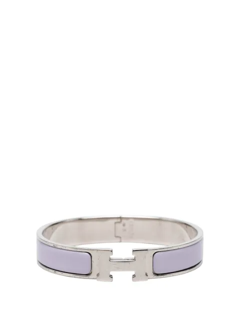 Hermès Pre-Owned 2000-2020 Narrow Enamel Clic H Bracelet PM costume bracelet