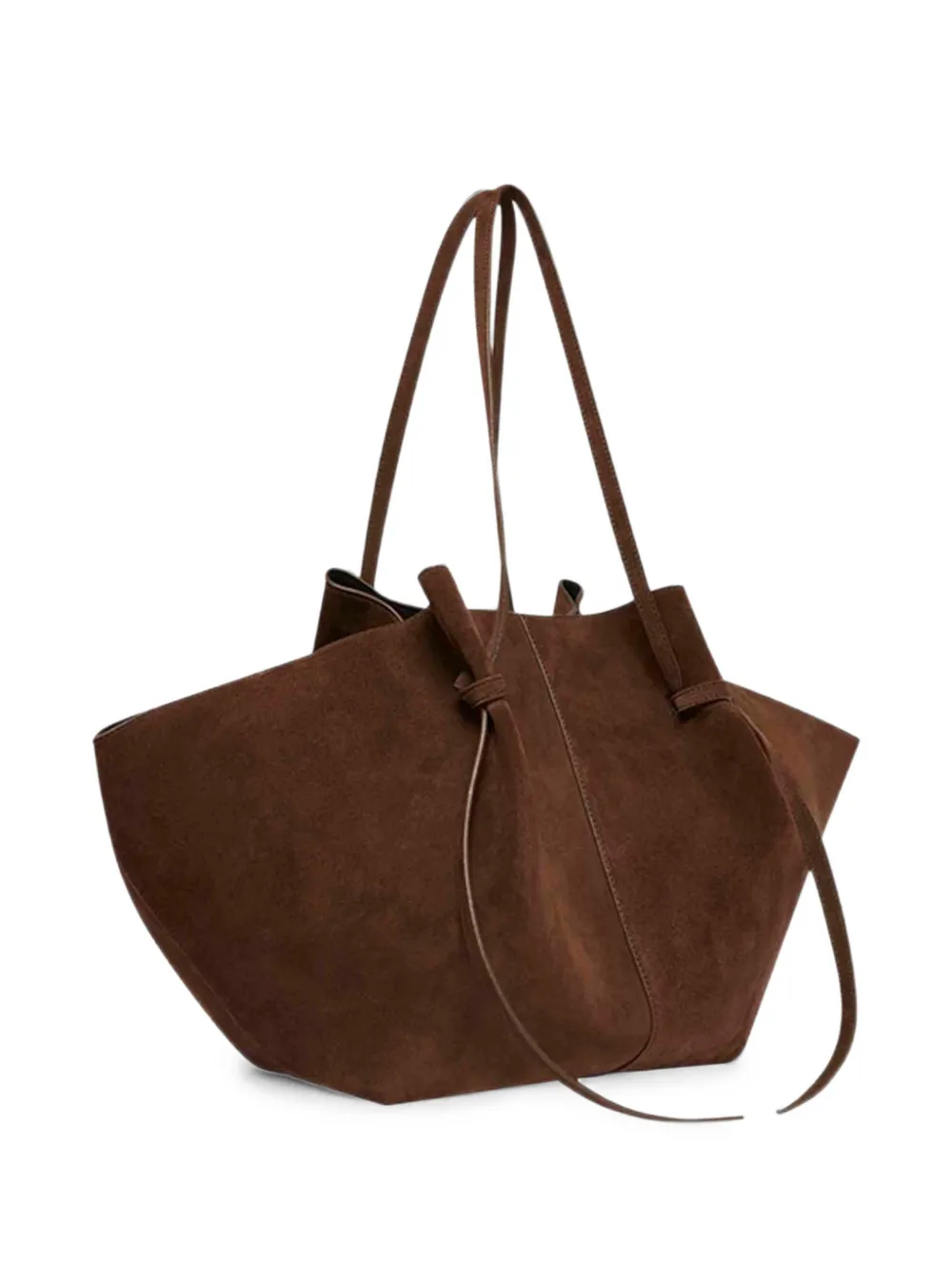 Yuzefi Mochi pleated shoulder bag - Marrone