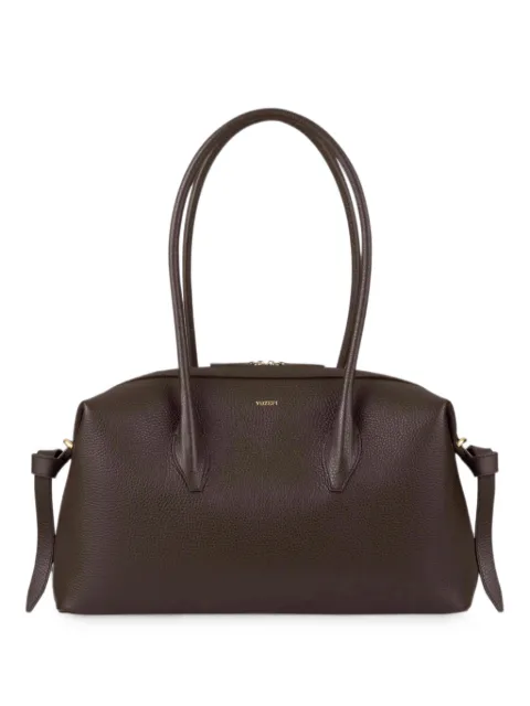 Yuzefi Brioche pebble-grained leather tote bag