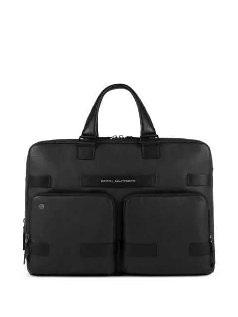 PIQUADRO Pegasus leather laptop bag