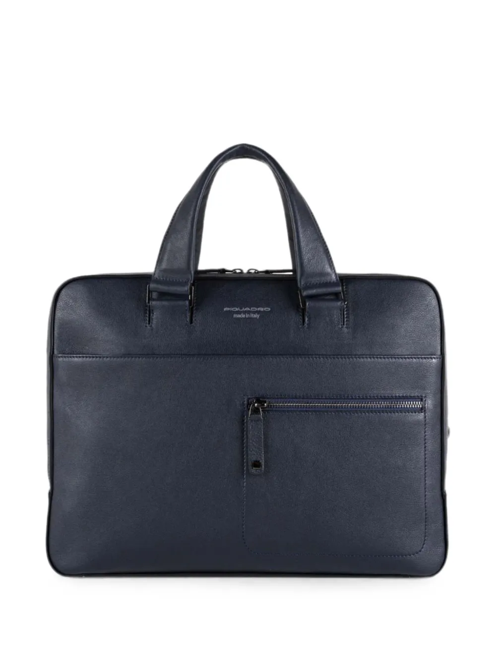 PIQUADRO Bavid leather laptop bag - Blu