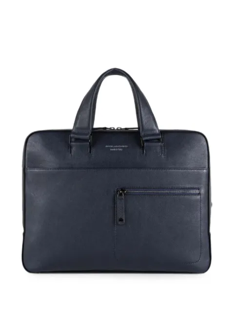PIQUADRO Bavid leather laptop bag