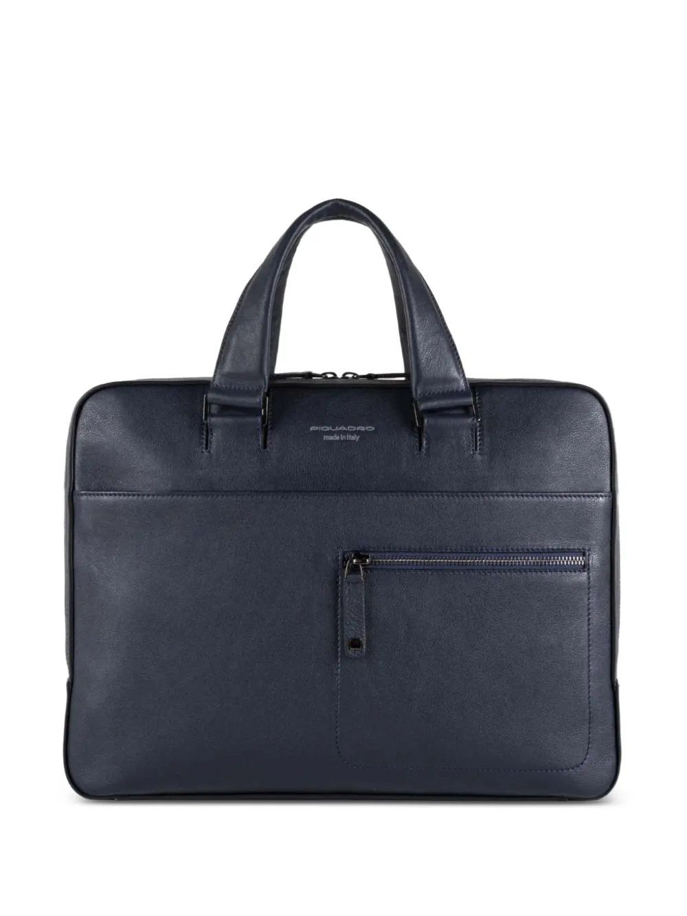 PIQUADRO Bavid leather laptop bag - Blu
