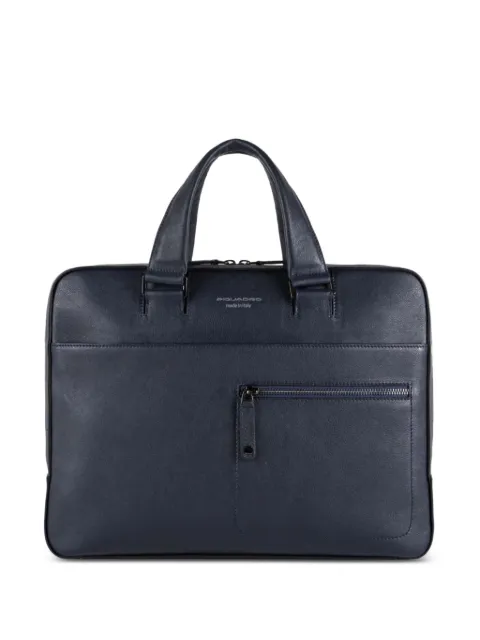 PIQUADRO Bavid leather laptop bag