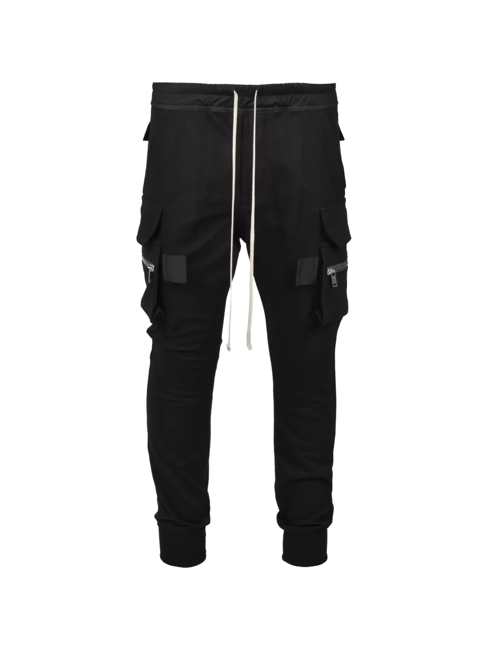 Rick Owens Mastodon multi-pocket drawstring track pants - Nero