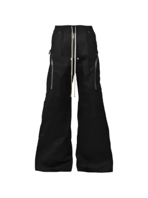 Rick Owens ジップアップ パンツ | ブラック | FARFETCH JP