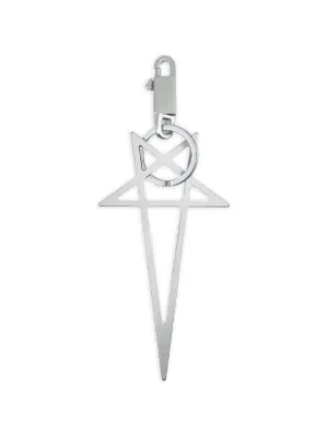 Rick Owens Cerberus Keyring | Silver | FARFETCH CA