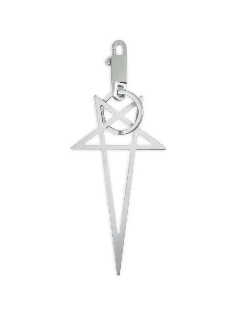 Rick Owens porte-clés à pendentif Temple Big Pentagram