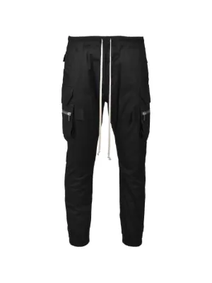 Rick Owens ジップポケット カーゴパンツ | ブラック | FARFETCH JP