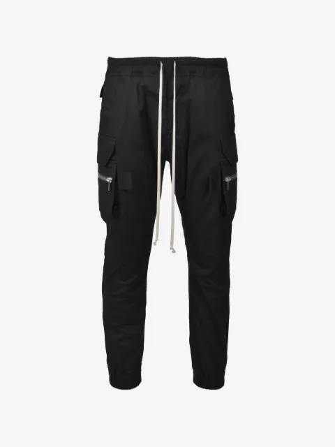 Rick Owens multi-pocket drawstring track pants