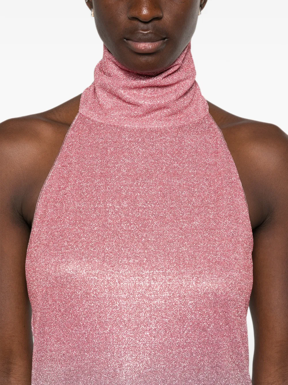 Oséree Lumière candy jurk met col Blauw