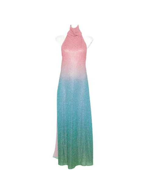 Oséree Lumière Candy gradient-effect maxi dress