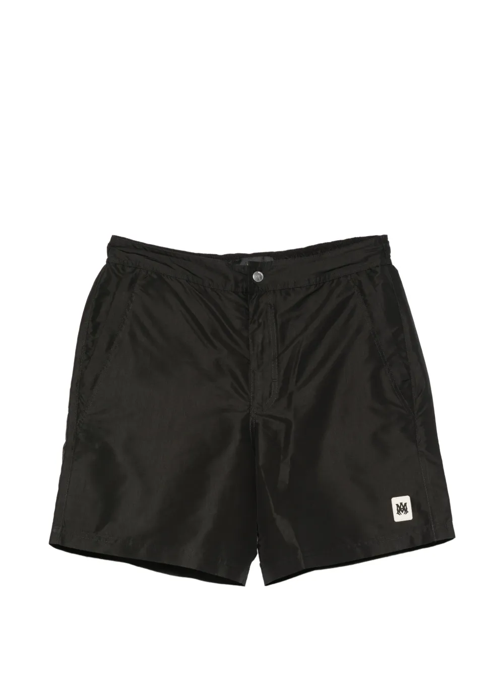 AMIRI logo-patch swim shorts - Nero