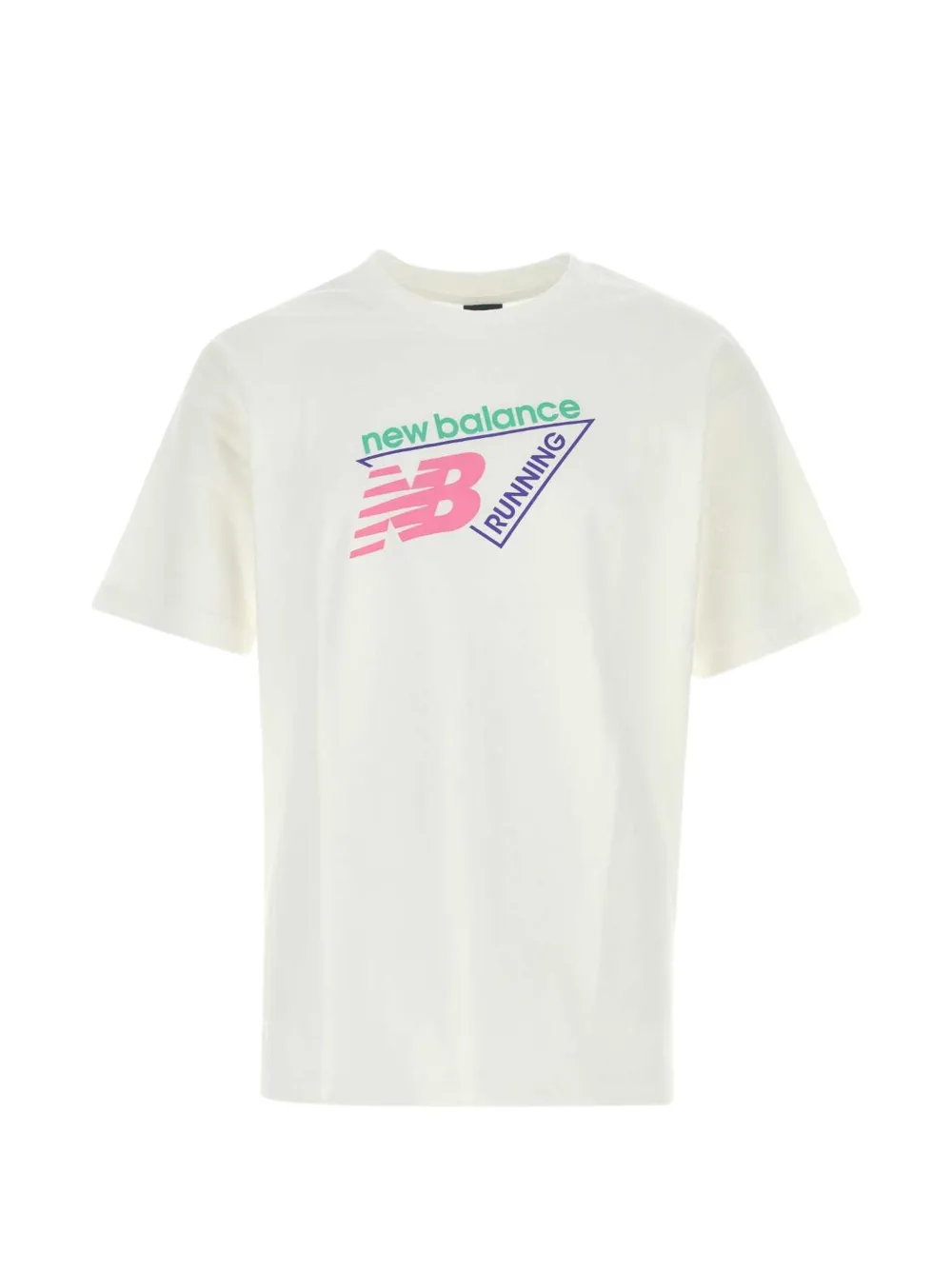 New Balance tri-logo cotton T-shirt - Bianco