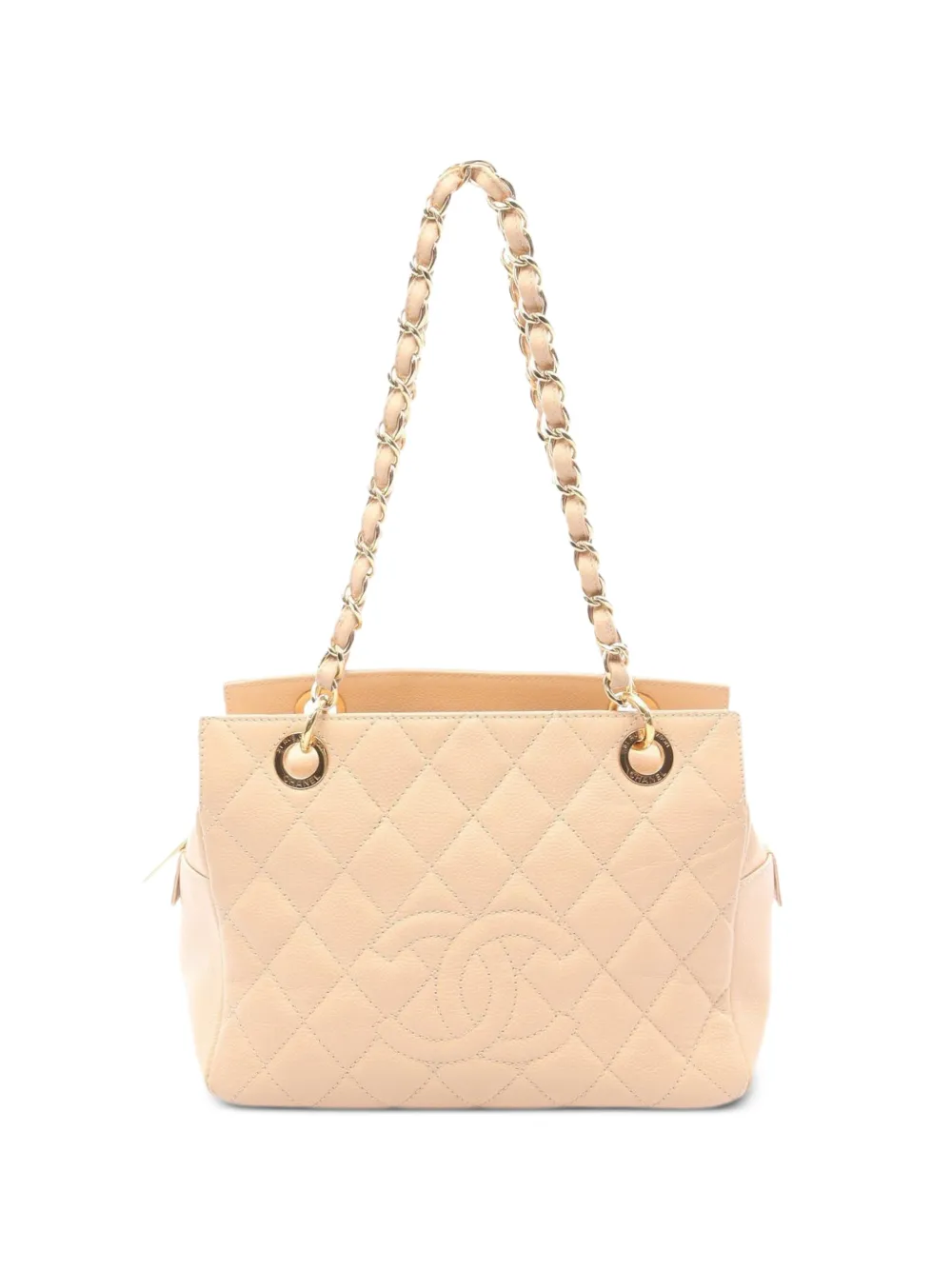 CHANEL Pre-Owned 2010-2011 Matelassé-quilting tote bag - Neutrals