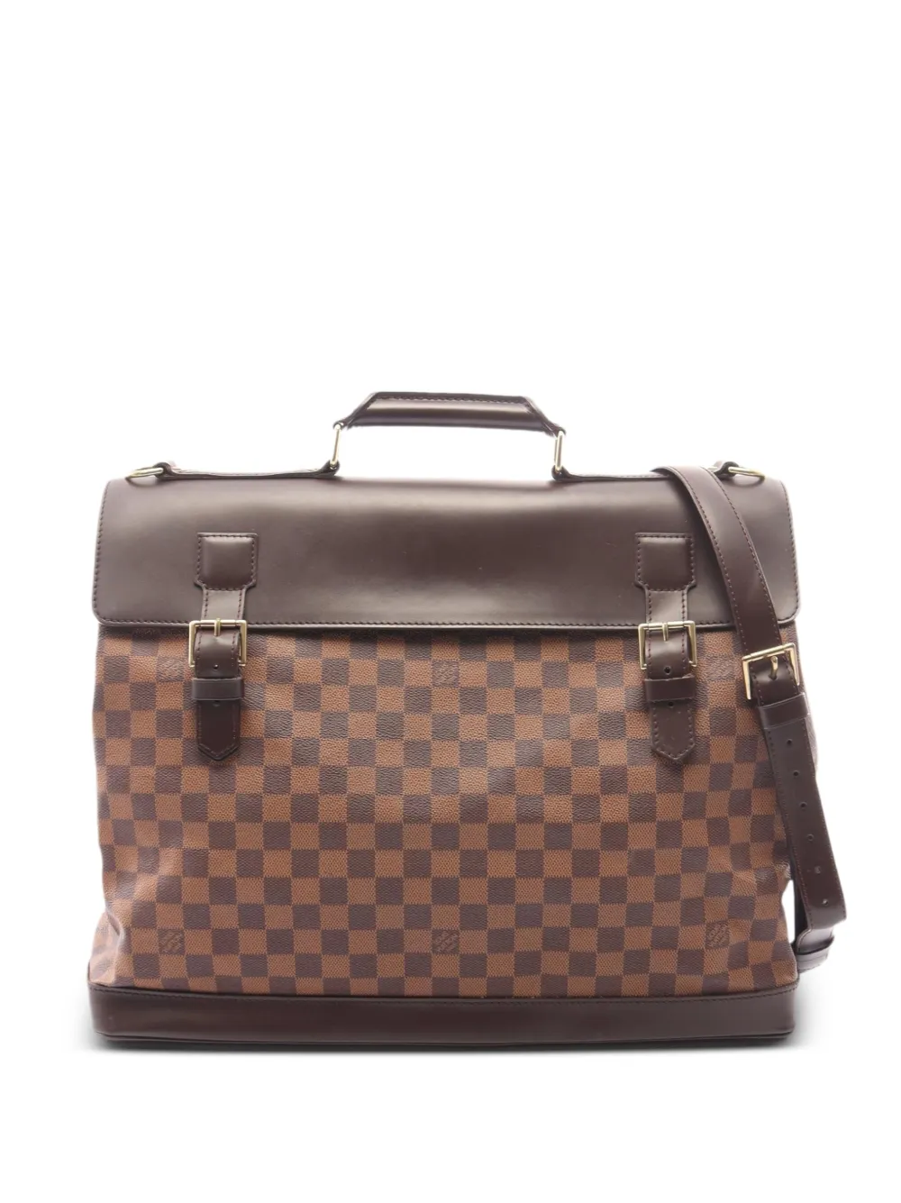 Louis Vuitton Pre-Owned 2000 Damier Ebene West End laptop bag - Marrone