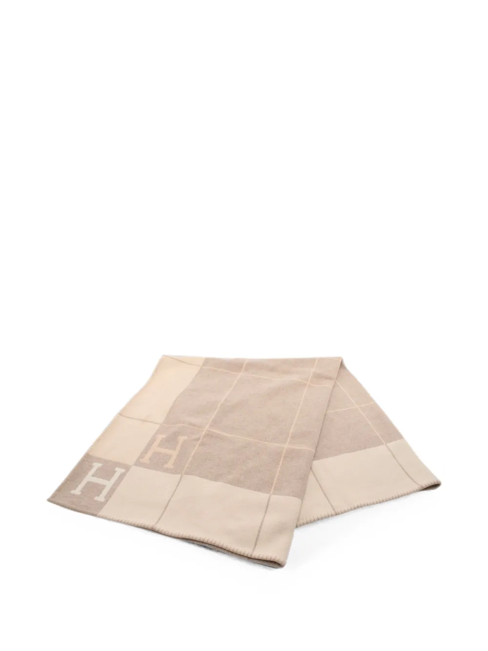 Hermès Pre-Owned 2000s Avalon III blanket - Toni neutri