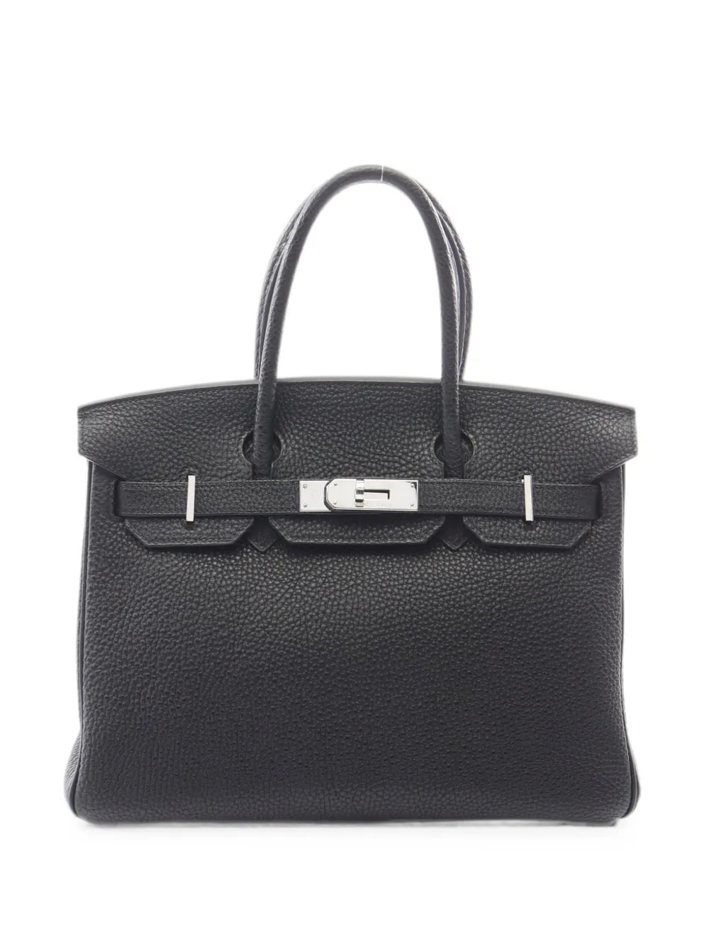 Hermès Pre-Owned 2010 30 Birkin Togo-leather tote bag - Nero