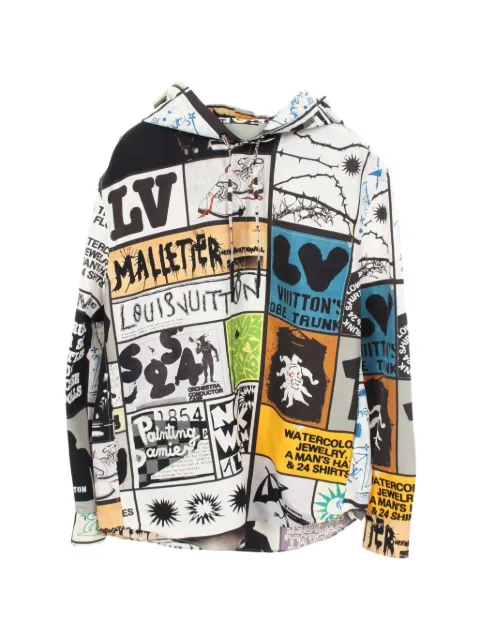 Louis Vuitton Pre-Owned 2010s graphic-printed hoodie