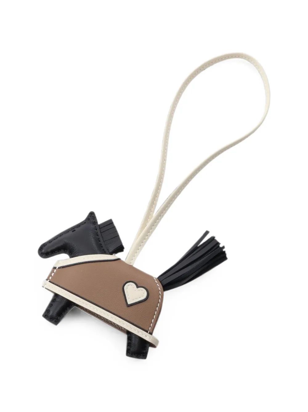 Hermès Pre-Owned 2025 PM Rodeo Cœur bag charm - Toni neutri