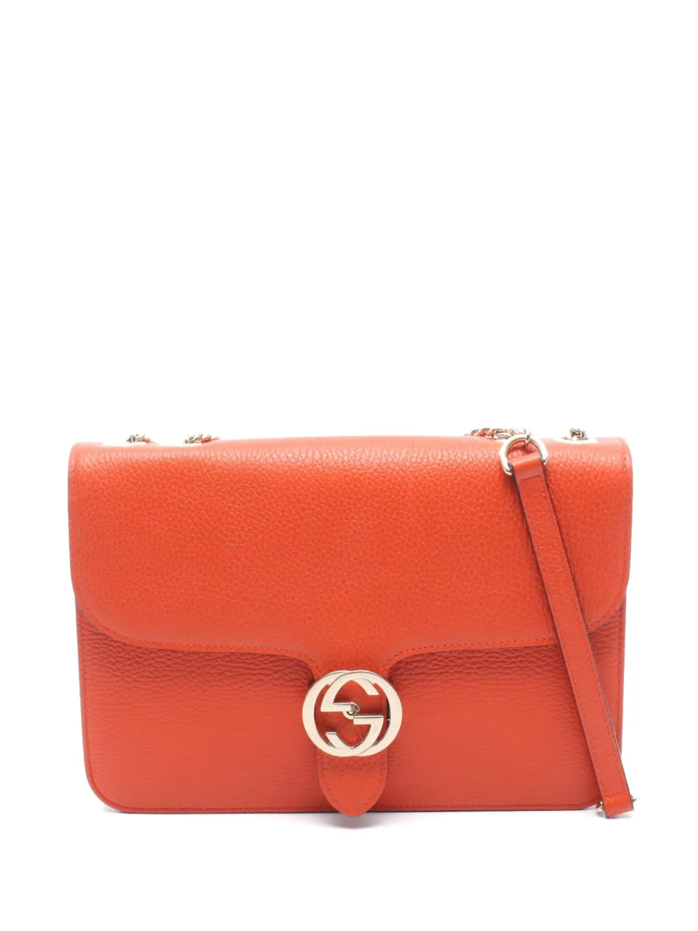 Gucci Pre-Owned 2010s Interlocking-G shoulder bag - Arancione