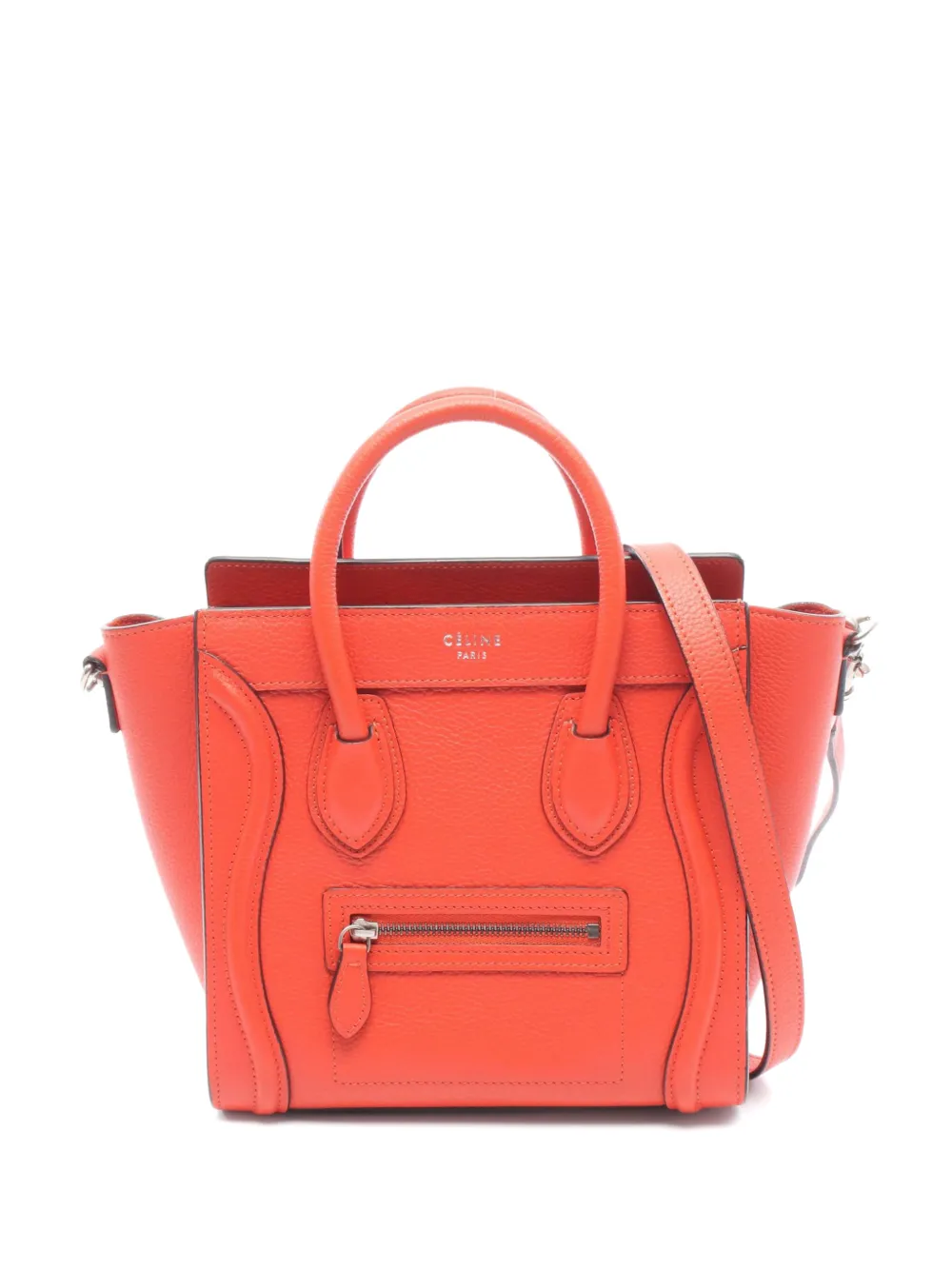 Celine Pre-Owned 2010s Luggage Nano 2-Way tote bag - Red