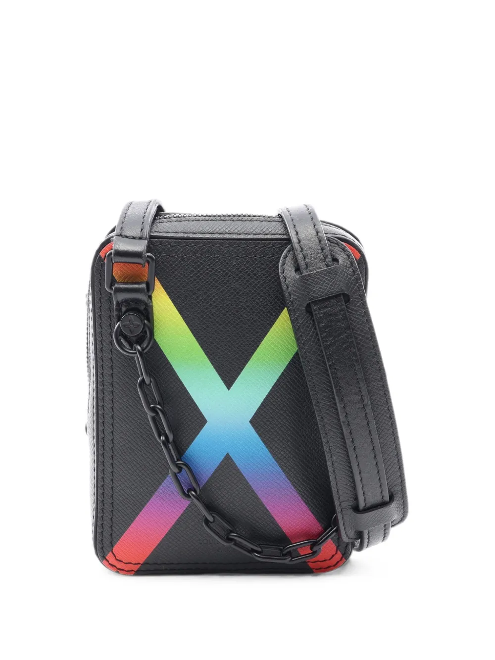 Louis Vuitton Pre-Owned 2019 Danube Taiga-leather messenger bag - Schwarz