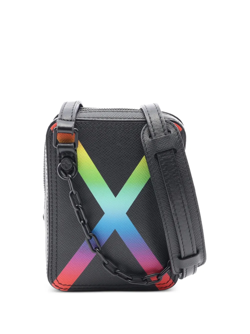 Louis Vuitton Pre-Owned 2019 Danube Taiga-leather messenger bag - Schwarz