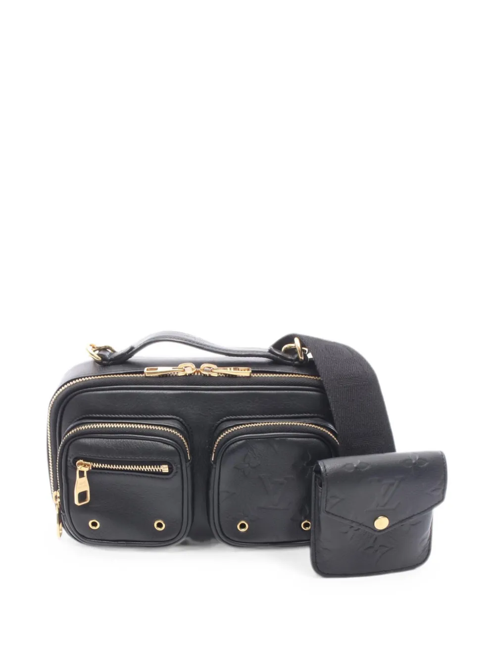 Louis Vuitton Pre-Owned 2010s Utility leather mini crossbody bag - Nero