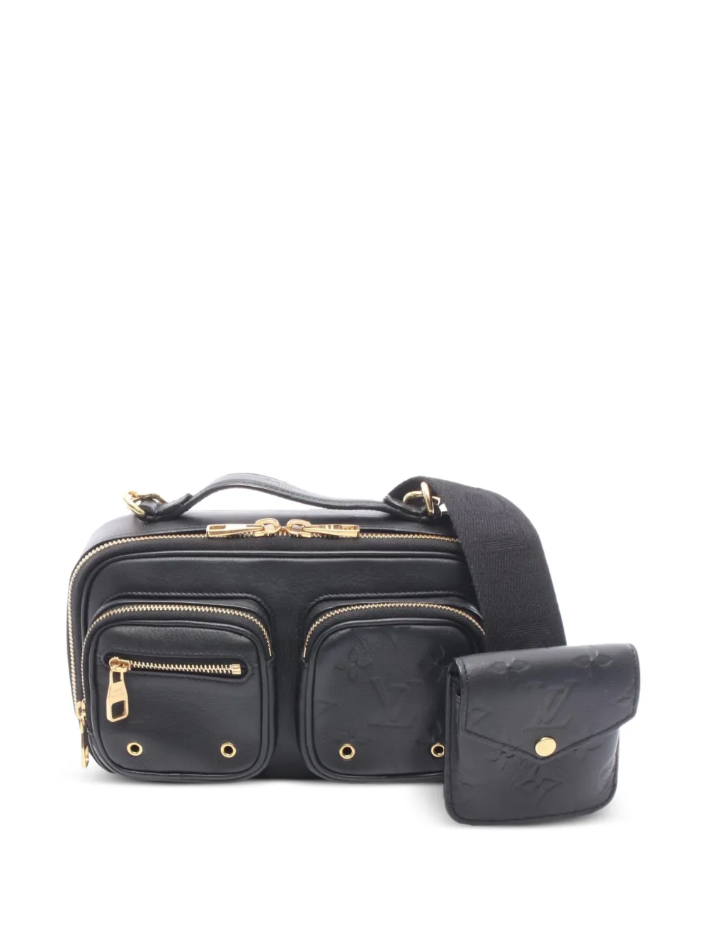 Louis Vuitton Pre-Owned 2010s Utility leather mini crossbody bag - Schwarz