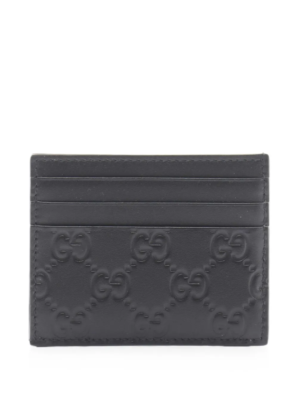 Gucci Pre-Owned 2020s GG Emblem card case - Nero
