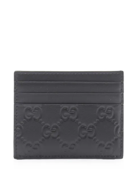 Gucci Pre-Owned 2020s GG Emblem card case