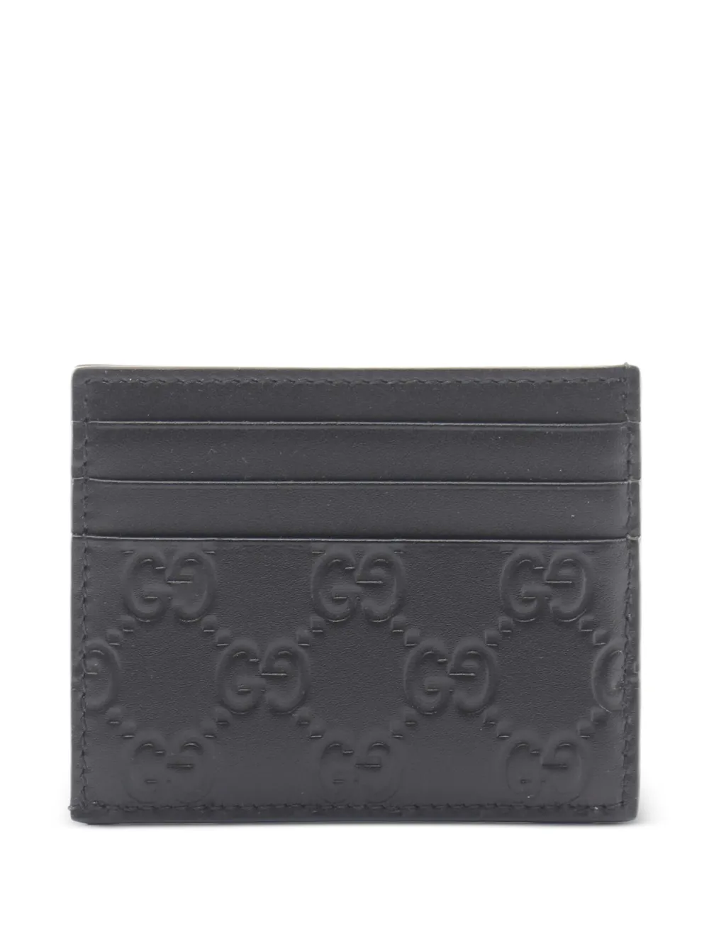 Gucci Pre-Owned 2020s GG Emblem card case - Nero