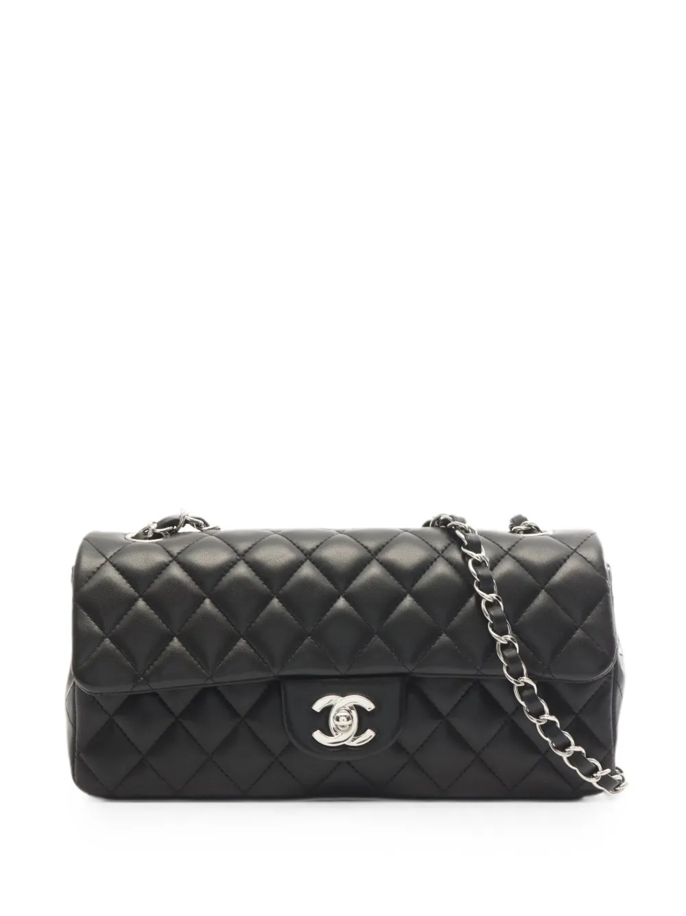 CHANEL Pre-Owned 2008-2009 Matelassé East-West shoulder bag - Nero