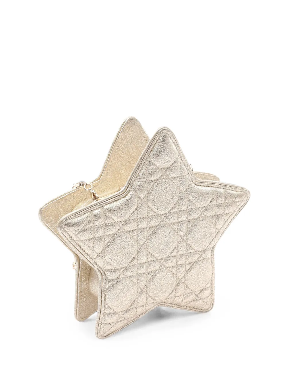 Christian Dior Pre-Owned 2000s Cannage star-shaped shoulder bag - Oro