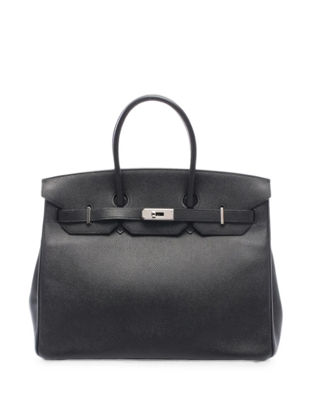Hermès Pre-Owned 2007 Birkin 35 leather tote bag - Nero