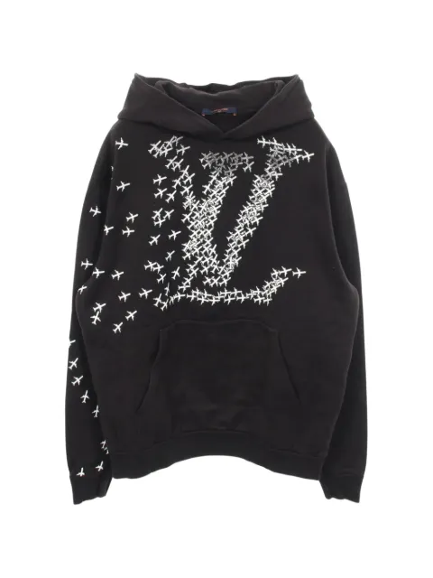 Louis Vuitton Pre-Owned 2010s plane-print hoodie