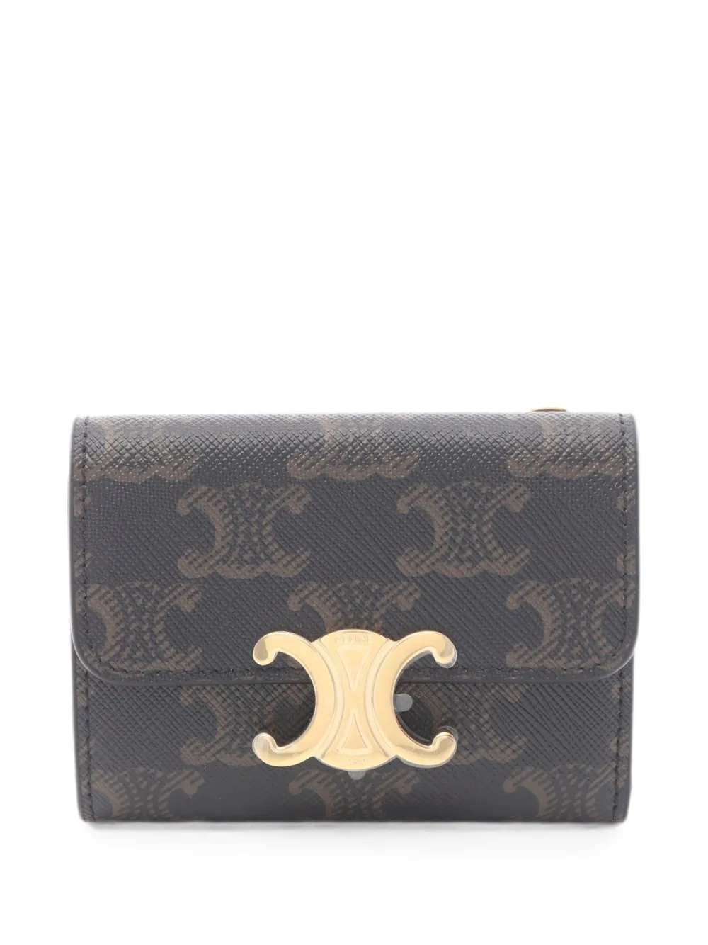 Celine Pre-Owned 2020s Triomphe wallet - Nero