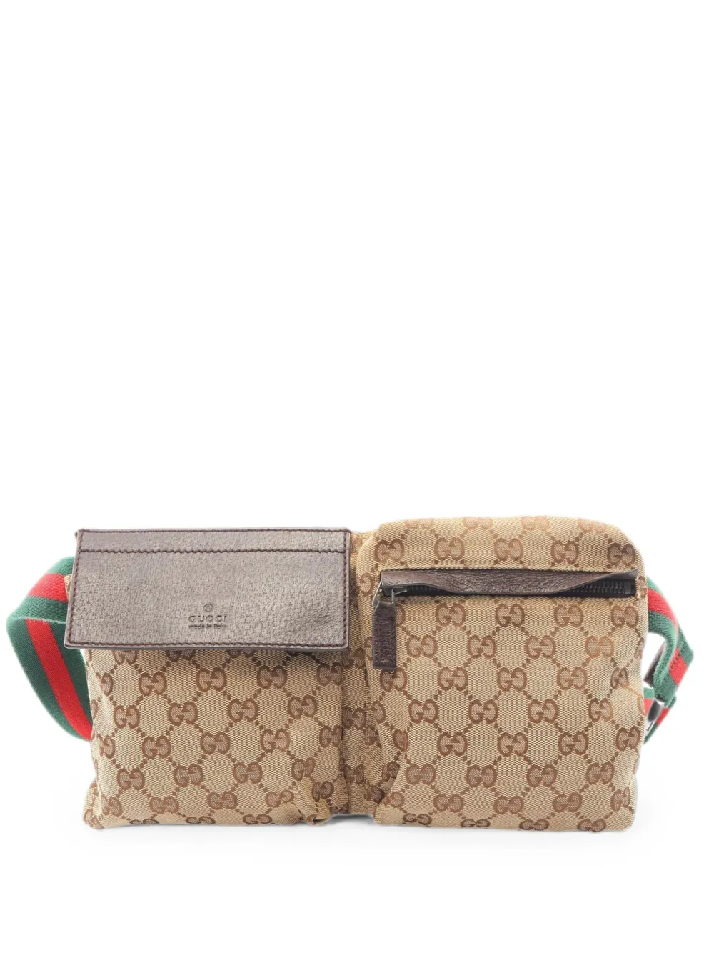 Gucci Pre-Owned 2000s GG-canvas body bag - Toni neutri