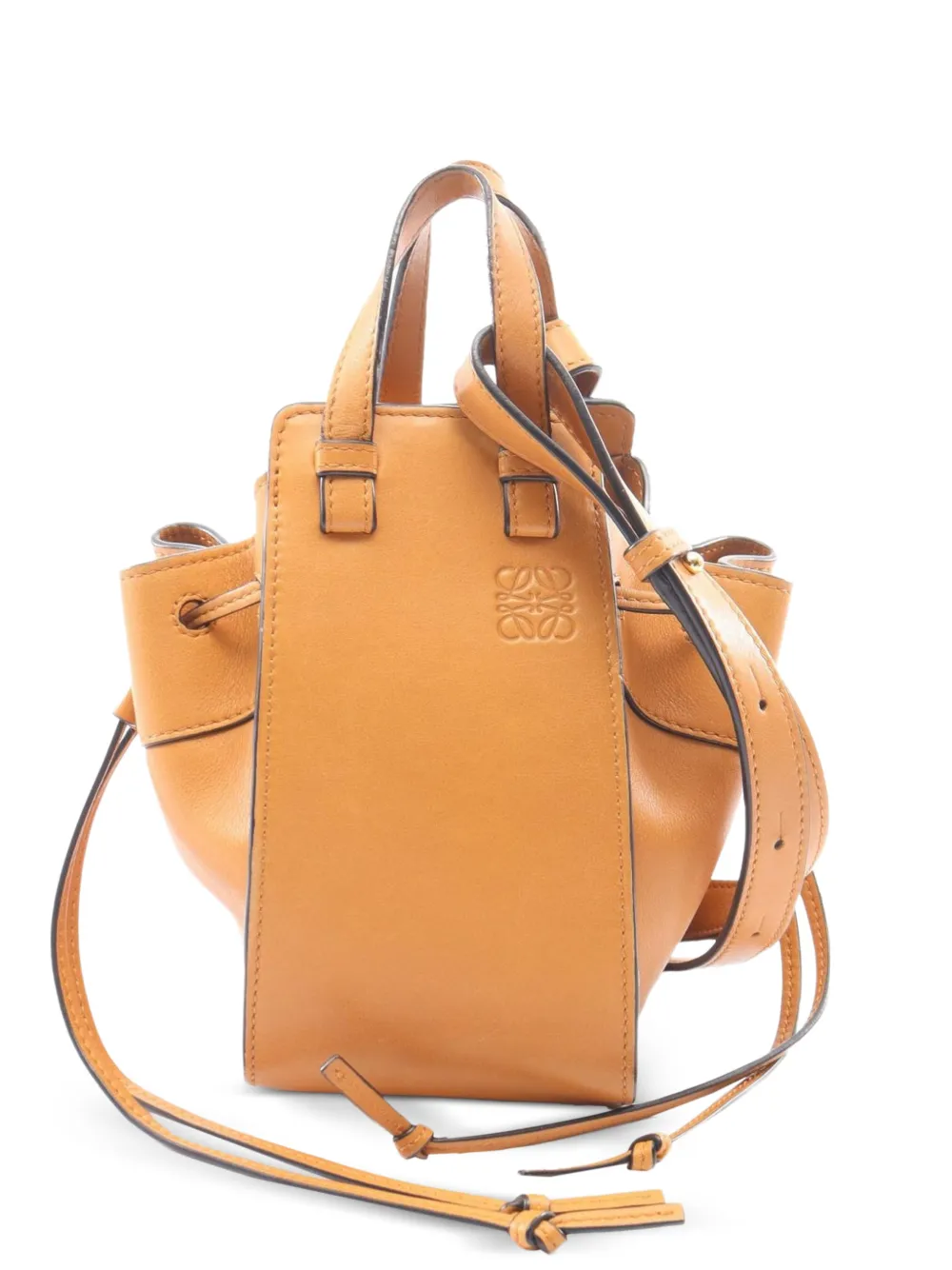 Loewe Pre-Owned 2000s Hammock drawstring shoulder bag - Neutrals