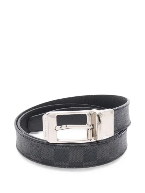 Louis Vuitton Pre-Owned 2014 Seattle Damier Graphite belt