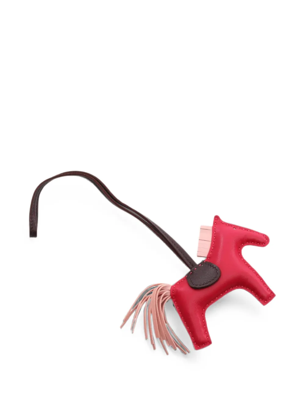 Hermès Pre-Owned 2022 PM Rodeo bag charm - Rosso
