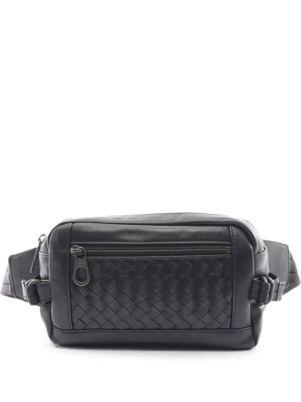 Bottega Veneta Pre-Owned 2010s Intrecciato leather belt bag - Nero