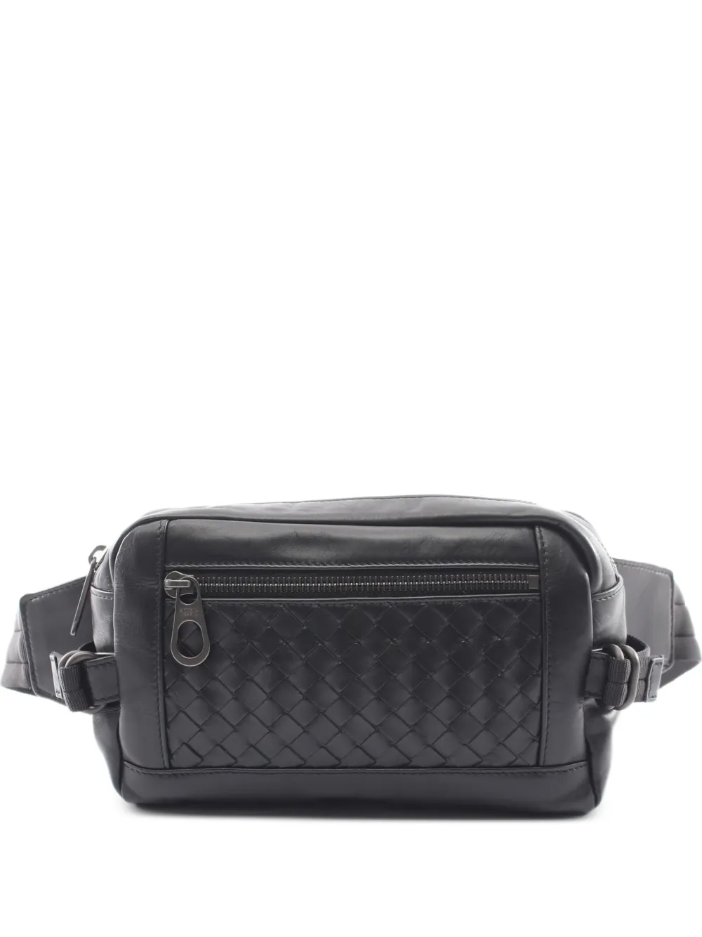 Bottega Veneta Pre-Owned 2010s Intrecciato leather belt bag - Nero