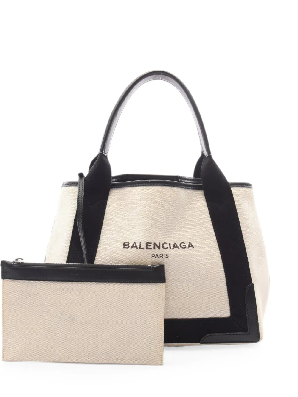 Balenciaga Pre-Owned 2000s Navy Cabas tote bag - Toni neutri