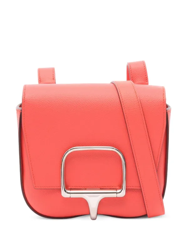 Hermès Pre-owned 2021 Mini Della Cavalleria Shoulder Bag in Orange
