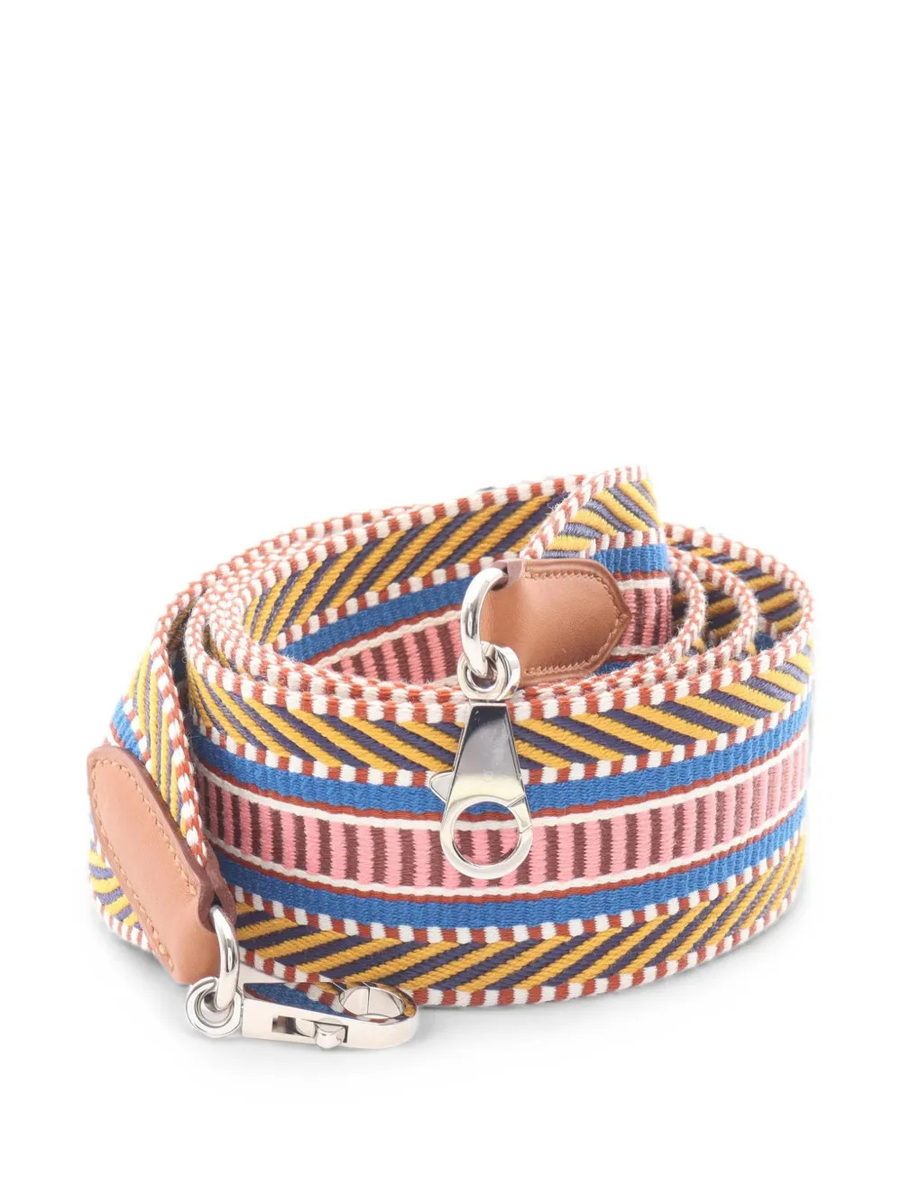 Pre-owned Hermes 2019 Sangle Kaval Shoulder Strap In Yellow